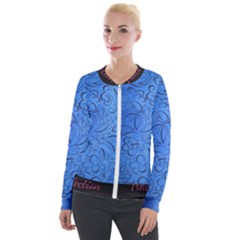 Fashion Week Runway Exclusive Design By Traci K Velour Zip Up Jacket by tracikcollection