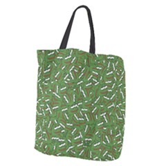 Pepe The Frog Face Pattern Green Kekistan Meme Giant Grocery Tote by snek