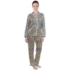 Motif Satin Long Sleeve Pyjamas Set by Sobalvarro