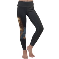 Salvator Mundi Leonardo Davindi 1500 Jesus Christ Savior Of The World Original Paint Most Expensive In The World Kids  Lightweight Velour Classic Yoga Leggings by snek