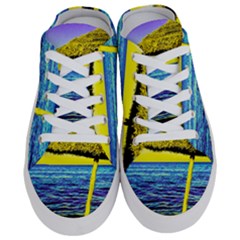 Pop Art Beach Umbrella  Half Slippers by essentialimage