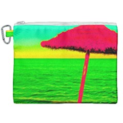 Pop Art Beach Umbrella Canvas Cosmetic Bag (xxl) by essentialimage