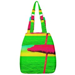 Pop Art Beach Umbrella Center Zip Backpack by essentialimage