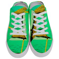 Pop Art Beach Umbrella  Half Slippers by essentialimage