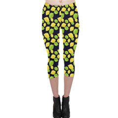 Lemon Lime Capri Leggings  by trulycreative