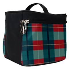 Pattern Texture Plaid Make Up Travel Bag (small) by Mariart