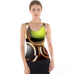 Sport Ball Tennis Golf Football Tank Top by HermanTelo