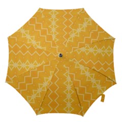 Pattern Yellow Hook Handle Umbrellas (small) by HermanTelo
