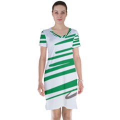 Christmas Tree Pine Holidays Short Sleeve Nightdress by HermanTelo