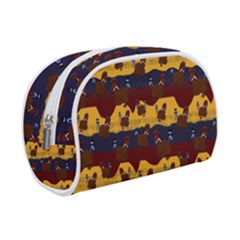 Turkey Pattern Makeup Case (small) by bloomingvinedesign
