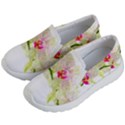 Phalenopsis orchid white lilac watercolor aquarel Kids  Lightweight Slip Ons View2