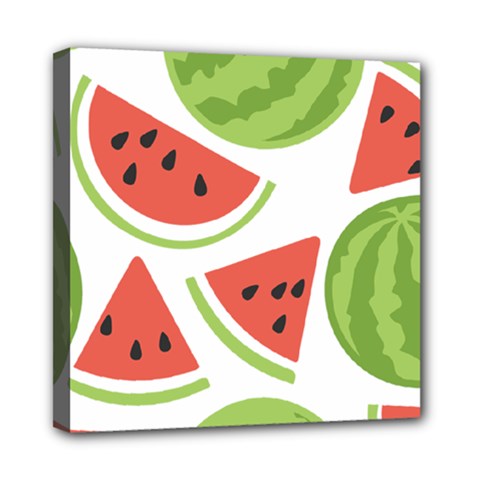 Watermelon Juice Auglis Clip Art Watermelon Mini Canvas 8  X 8  (stretched) by Vaneshart