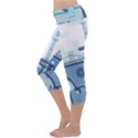 Blue City Building Fantasy Capri Yoga Leggings View2