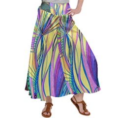 Happpy (4) Satin Palazzo Pants by nicholakarma