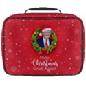 Make Christmas Great Again with Trump Face MAGA Full Print Lunch Bag View2
