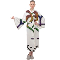 Mrs  And Mrs  Maxi Velour Kimono by LiveLoudGraphics