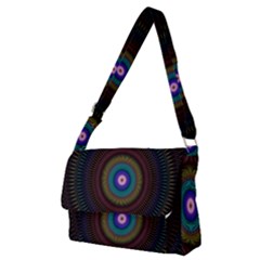 Artskop Kaleidoscope Pattern Full Print Messenger Bag (m) by Sapixe