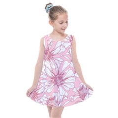 Pink Flowers Kids  Summer Dress by Sobalvarro