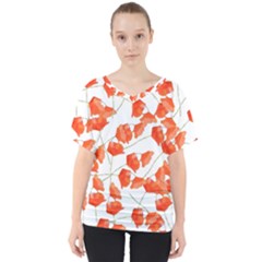Coquelicottexture76 V-neck Dolman Drape Top by kcreatif