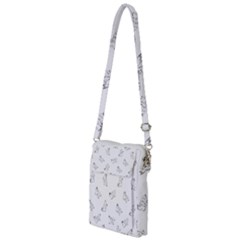 Messy Life Phrase Motif Typographic Pattern Multi Function Travel Bag by dflcprintsclothing