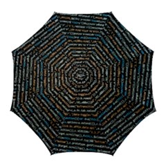 Close Up Code Coding Computer Golf Umbrellas by Amaryn4rt