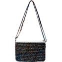 Close Up Code Coding Computer Double Gusset Crossbody Bag View1