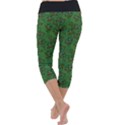 Pepe The Frog perfect a-ok handsign Pattern Praise KEK Kekistan Smug Smile Meme green background Capri Yoga Leggings View4