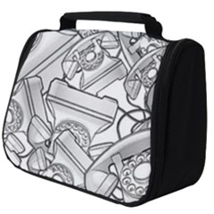 Phone Dial Communication Technology Full Print Travel Pouch (big) by Wegoenart