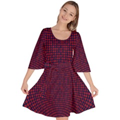 Binary Code Binary Binary System Velour Kimono Dress by Wegoenart