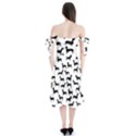 Dachshunds! Shoulder Tie Bardot Midi Dress View2