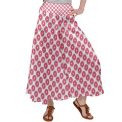 Donuts Rose Satin Palazzo Pants by kcreatif