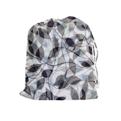 Leaves Pattern Colors Nature Design Drawstring Pouch (xl) by Vaneshart
