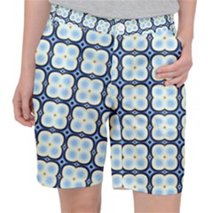 Pattern Design Art Scrapbooking Geometric Cubes Pocket Shorts by Vaneshart