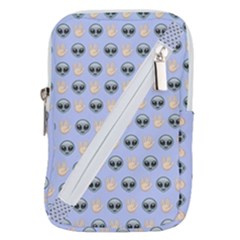 Alien Pattern Belt Pouch Bag (large) by Sapixe