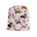Corgis Corgi Pattern Drawstring Pouch (XL) View1