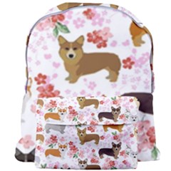 Corgis Corgi Pattern Giant Full Print Backpack by Sapixe