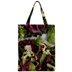 Salad Lettuce Vegetable Zipper Classic Tote Bag by Sapixe