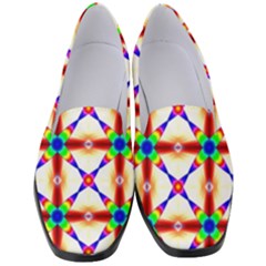Rainbow Pattern Women s Classic Loafer Heels by Mariart