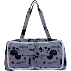 Slam Dunk Basketball Gray Multi Function Bag by mccallacoulturesports