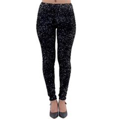 Elegant Black And White Design Lightweight Velour Leggings by yoursparklingshop