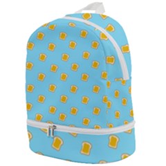 I Love Bread Zip Bottom Backpack by designsbymallika