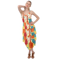 I Love Wine Layered Bottom Dress by designsbymallika