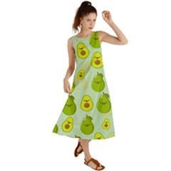 Avocado Love Summer Maxi Dress by designsbymallika