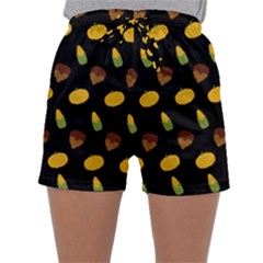 Pumpkin Sleepwear Shorts by designsbymallika