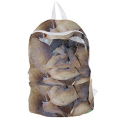 Close Up Mushroom Abstract Foldable Lightweight Backpack by Fractalsandkaleidoscopes