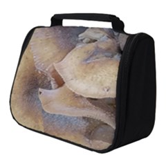 Close Up Mushroom Abstract Full Print Travel Pouch (small) by Fractalsandkaleidoscopes
