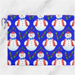 Seamless Snow Cool Canvas Cosmetic Bag (xxxl) by HermanTelo