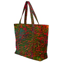 Background Pattern Texture Zip Up Canvas Bag by HermanTelo