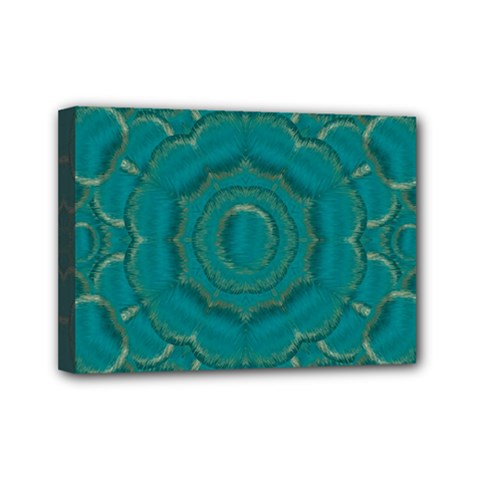 Over The Calm Sea Is The Most Beautiful Star Mini Canvas 7  X 5  (stretched) by pepitasart