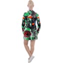 Dots And Stripes 1 1 Women s Long Sleeve Casual Dress View2